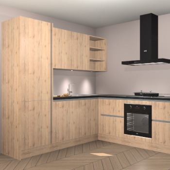 Madera Natuur greeploze keuken Turek 74292