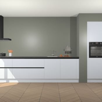 Sneeuwwitte greeploze keuken Calgary 86426