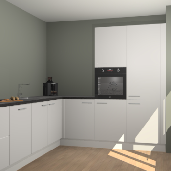 Zijdegrijze keuken Portland 78423