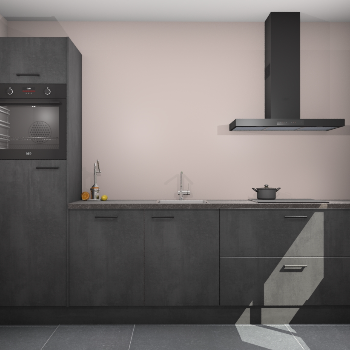 Beton Zwarte keuken Tokelau 45613