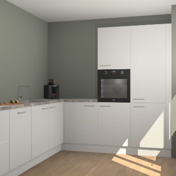 Zijdegrijze keuken Portland 78435