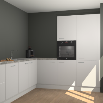 Zijdegrijze keuken Portland 78436