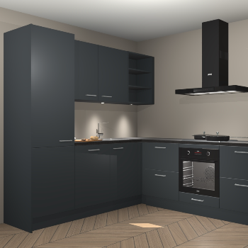 Onyxgrijze keuken Turek 74672