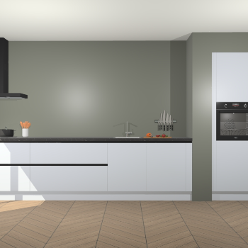 Sneeuwwitte greeploze keuken Calgary 86448