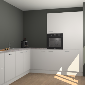 Zijdegrijze keuken Portland 78455