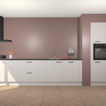 Zijdegrijze keuken Calgary 86466