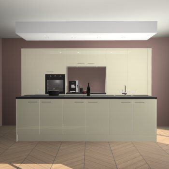 Magnolia hoogglans keuken Lodz 63911