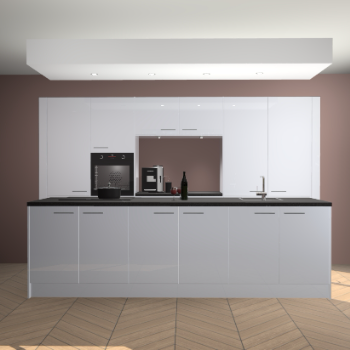 Sneeuwwitte hoogglans keuken Lodz 63728