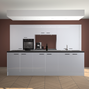 Sneeuwwitte hoogglans keuken Lodz 63816