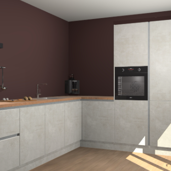 Beton Opaal greeploze keuken Portland 78767