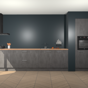 Beton Antraciet keuken Calgary 86616