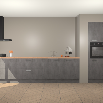 Beton Antraciet keuken Calgary 86617