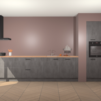 Beton Antraciet keuken Calgary 86619