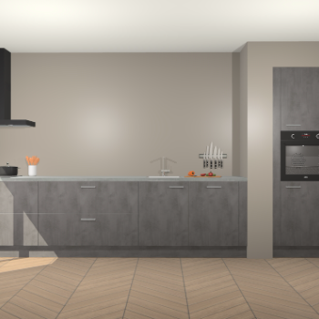 Beton Antraciet keuken Calgary 86622