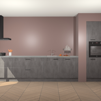 Beton Antraciet keuken Calgary 86624