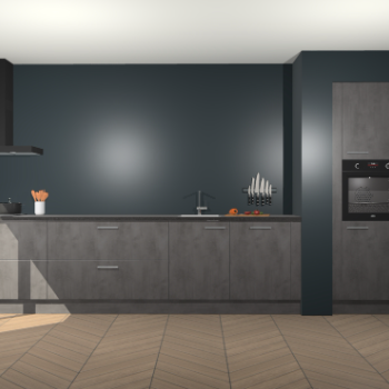 Beton Antraciet keuken Calgary 86628