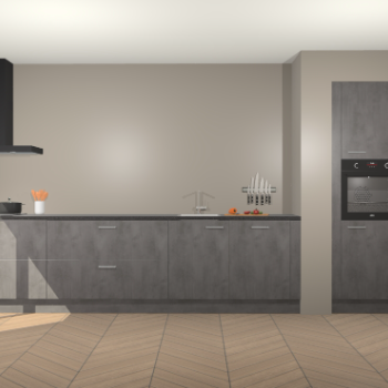 Beton Antraciet keuken Calgary 86629