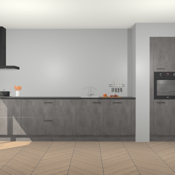 Beton Antraciet keuken Calgary 86632