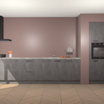 Beton Antraciet keuken Calgary 86637