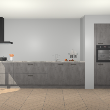 Beton Antraciet keuken Calgary 86638