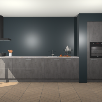 Beton Antraciet keuken Calgary 86641