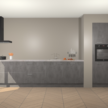 Beton Antraciet keuken Calgary 86642