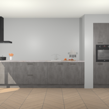 Beton Antraciet keuken Calgary 86645