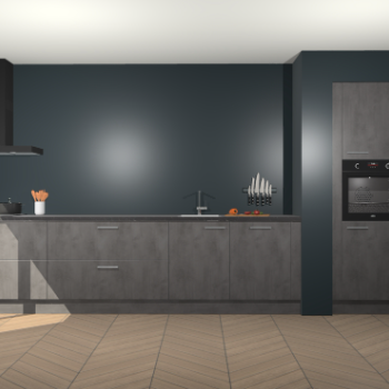 Beton Antraciet keuken Calgary 86647