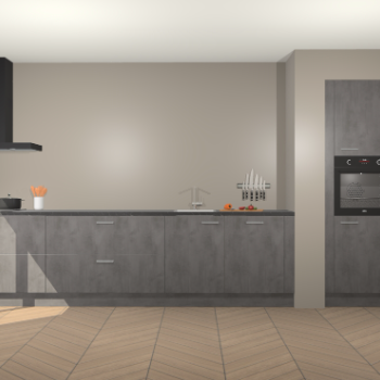 Beton Antraciet keuken Calgary 86648