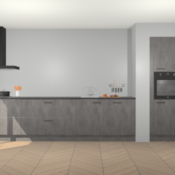 Beton Antraciet keuken Calgary 86651