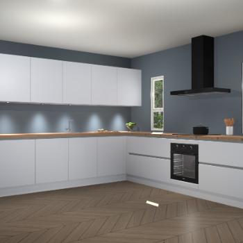 Sneeuwwitte greeploze keuken Solola 86853