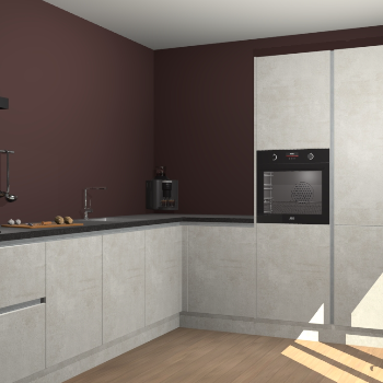 Beton Opaal greeploze keuken Portland 78808