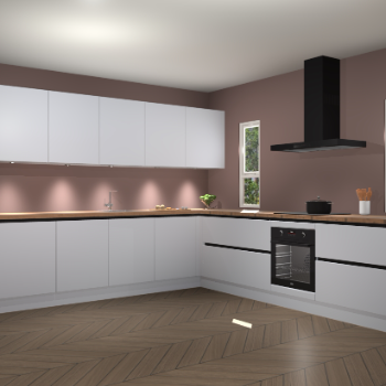 Sneeuwwitte greeploze keuken Solola 86857