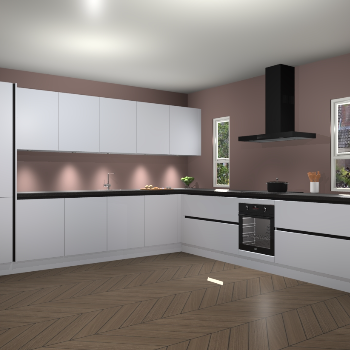 Sneeuwwitte greeploze keuken Solola 86869