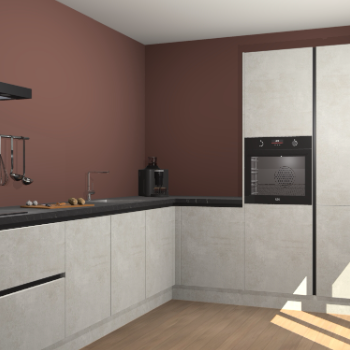 Beton Opaal greeploze keuken Portland 78916