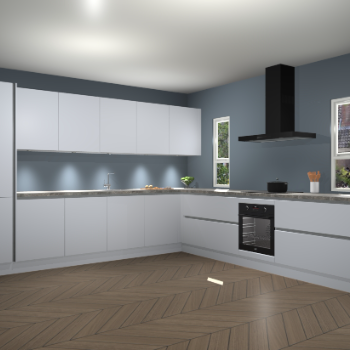 Sneeuwwitte greeploze keuken Solola 86876