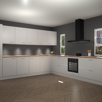 Zijdegrijze keuken Solola 86897