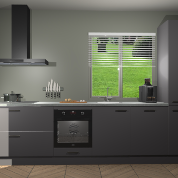 Onyxgrijze keuken Antigua 44020