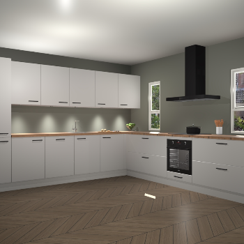 Zijdegrijze keuken Solola 86899