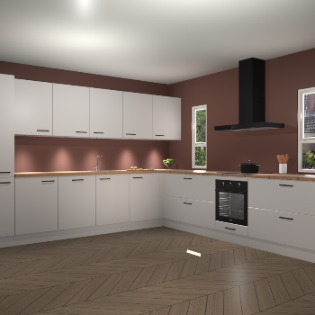 Zijdegrijze keuken Solola 86900