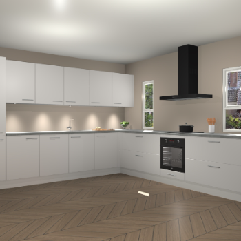 Zijdegrijze keuken Solola 86902