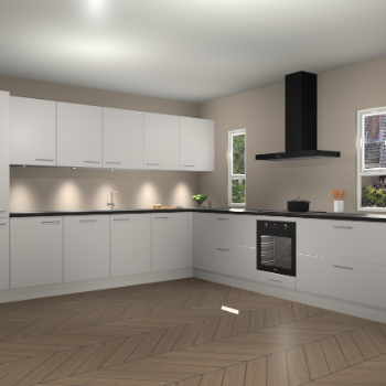 Zijdegrijze keuken Solola 86908