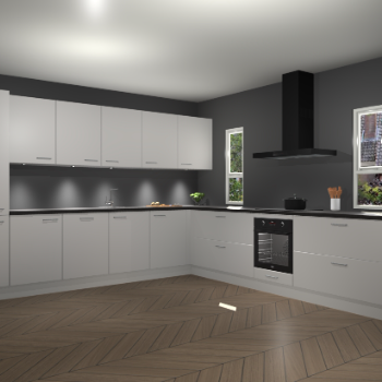 Zijdegrijze keuken Solola 86909