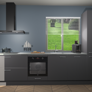 Onyxgrijze keuken Antigua 44016