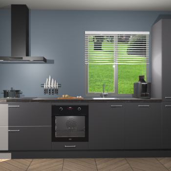 Onyxgrijze keuken Antigua 44018