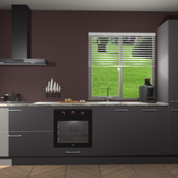 Onyxgrijze keuken Antigua 44049