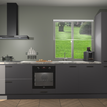 Onyxgrijze keuken Antigua 44053