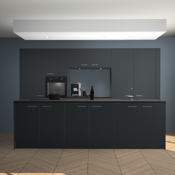 Onyxgrijze keuken Lodz 66528