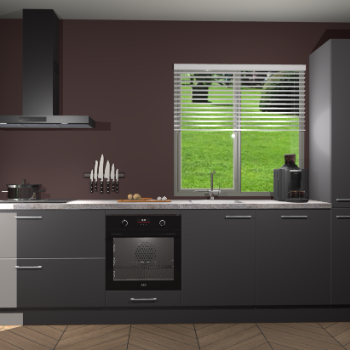 Onyxgrijze keuken Antigua 44114