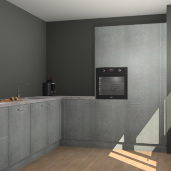 Beton Parelgrijs keuken Portland 79004